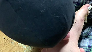 He Takes His Meal Thanks to My Feet...