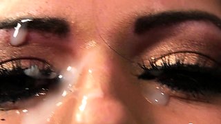Busty amateur girlfriend blowjob with cumshot