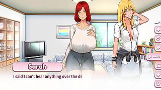 Building Our Futature: Futa And Her Friend Milf With Big Boobs Are Dancing Topless With Car Toon