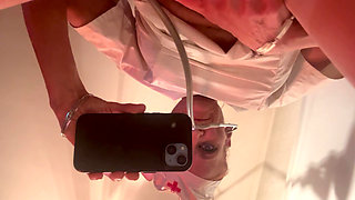 I'm so horny that I can't even take off the nylons