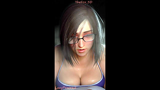 Final Fantasy 7 - Morning with Nayo The Movie 2025 WM (No Sound) By LazyProcrast Animation 3D Hentai