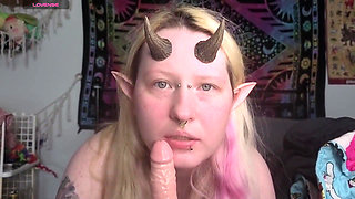 Tiefling Femdom Sucks and Fucks the Soul Out of You