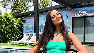 POV - Fucking tight pussied brunette Eliza Ibarra