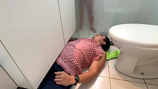 Foot Slave Stepped After Take Shower Ep 2
