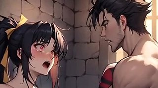Ai Generated Hentai Compilation Part 11 - Big Cock Cum in Mouth & Squirting Orgasm