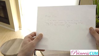 Pint Sized BabySitter Piper Perri Demands She gets Her Pay in Cum