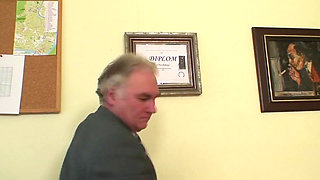 Olders Threesomes Scene - 4 Brunette Teen Fucking with the Doctor and His Wife