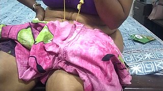 Two Aunty One Boy Hot Talking and Playing