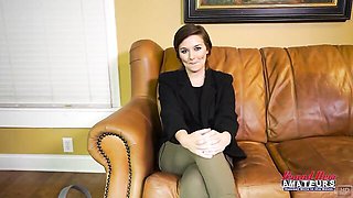 Energetic sweet thing's sucking nipples action