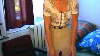 Short Haired MILF From Germany Playing with Her Pussy