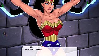 DC Comics: Unlimited Pleasure Part 121 - Blonde Wonder Woman's Anal Orgasm