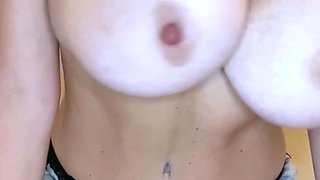 Big boobs milf masturbates with her dildo