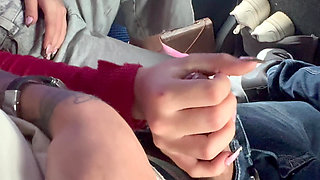 Road to Medellin; Jerkoff and Fingering Pussy with in Service Bus