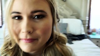 Magdalenas ride in the bathroom Anal Blonde Blowjob Cumshot