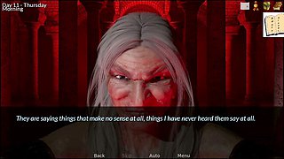 Animated mature porn with a magical twist and light-haired characters