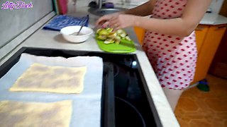 Letty Black Shifts from Kitchen to Pound Her Man Hard