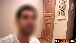 Super-cute Puny Teenager Muddy Deep Mouths Phat Stiffy POINT OF VIEW On Her Knees