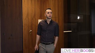 Squeaky Shalina Devine and Raul Costa's redhead porn