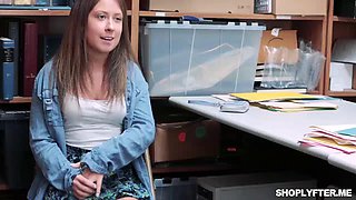 Redhead thief Krystal Orchid deserves a hot fuck by Pervz: Blowjob, Hardcore  Amateur Porn