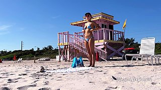 Sexdate amateurs at the public beach 2