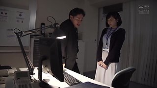 Nerdy Japanese Slut At The Office