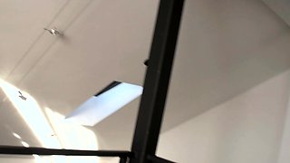 This brunette chick with nice big boobs and a pretty face is