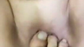 Doing Footjob with the Wife