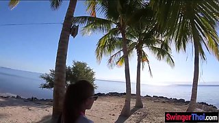 Public Beach Asian Gf Oral Intercourse And Hump