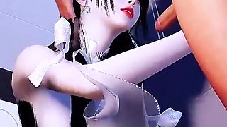 Deep Throat Too Curvy for One Render - 3D Animation Hentai