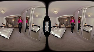 Natalia Forrest Sexy Secretary With Wolford Black Glossy Legwear