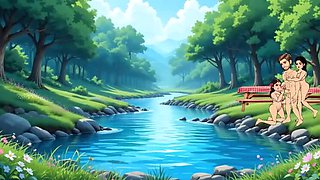 Desi Village Friends Hardcore Fuck - Hindi Cartoon Sex Story with Big Cock & Big Ass