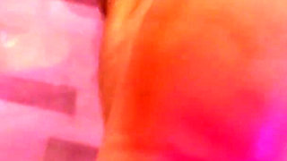 Fetish Glasschord Licking Face Body Tits Ass in the Shower