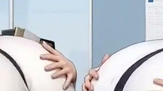 Boobs Office Lesbians, Ai Animation