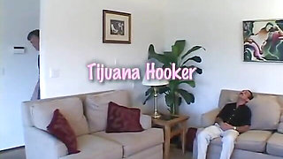 Mexican girl can't choose between two elder fellows and decided to make sex with them together