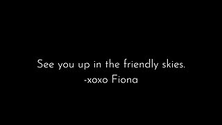 Fa Fiona Gets Ready to Fly and Fun for Later Tonight