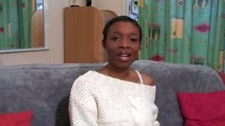 french black girl first casting fuck
