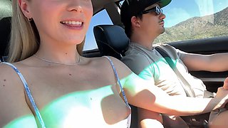 Real public sex, spread ass, tight pussy