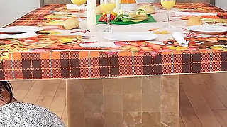 You Won't Be Ungrateful Anymore if Your Thanksgiving Dinner Is Your Stepmoms' Pussies