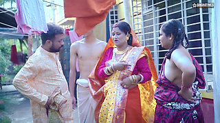 Tharki House Owner and His Servant share their wives for Hardcore Fuck Hindi Audio ( Full Movie )