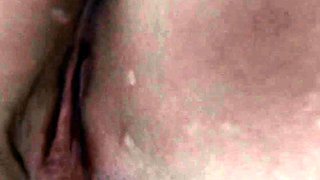 Blonde Russian Girl Plays with Water on Webcam