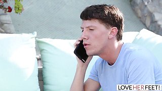 Inveigling Alina Lopez and Rion King at cum on feet xxx