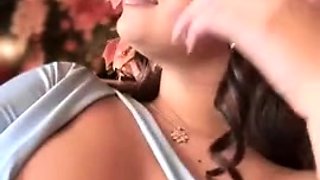 Chubby Brunette Big Boobs Dildo Masturbation