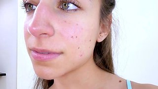 Super Cute Teen gets to have Intense Orgasms Multiple times