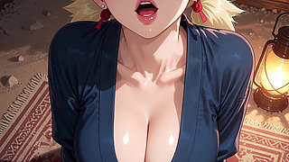 Temari is a slut, she ends up riding a stranger's big cock and getting her pussy wrecked - Anal Sex AI-Generated Content