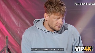 Christina Santes caught masturbating in public & fucks Michael Fly for VIP4K