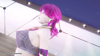 Mmd Mamamoo - Starry Night Evelynn Sexy Striptease League of Legends Hentai Uncensored