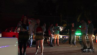 Theodora Day's Car Meet Turns Into Wild Heat