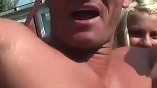 Pool party full of sucking, threesome fuck and group fuck