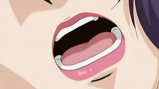 Sweety brunette hentai honey getting succulent pussy licked