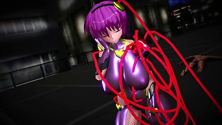 Taimanin Satori mmd 3d old